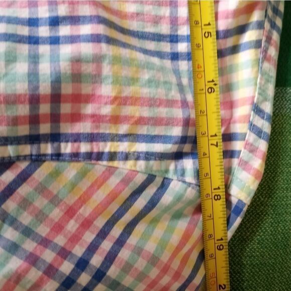 Sag Harbor Dressy XL Button Up 3/4 Sleeve Multicolored Pocket Women's Shirt - Picture 5 of 9